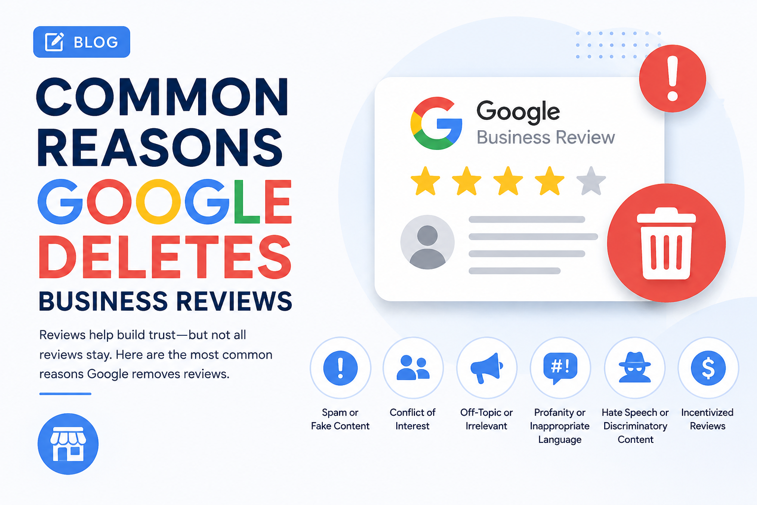 Common Reasons Google Deletes Business Reviews