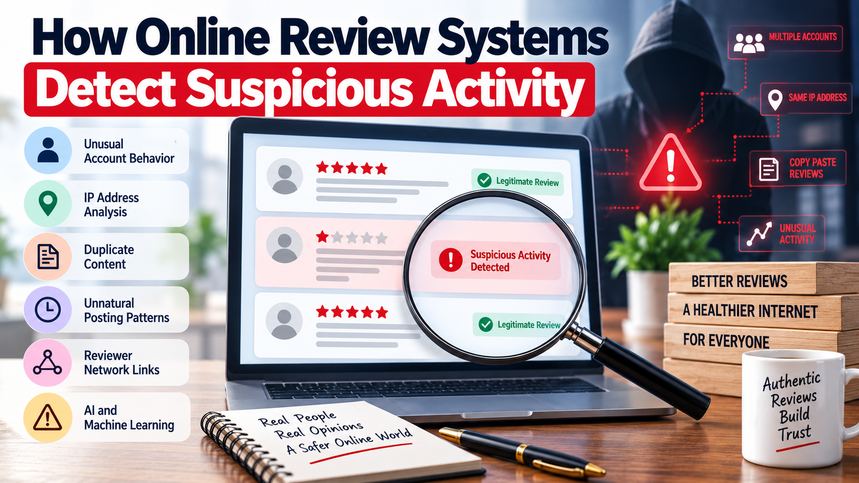 How Online Review Systems Detect Suspicious Activity