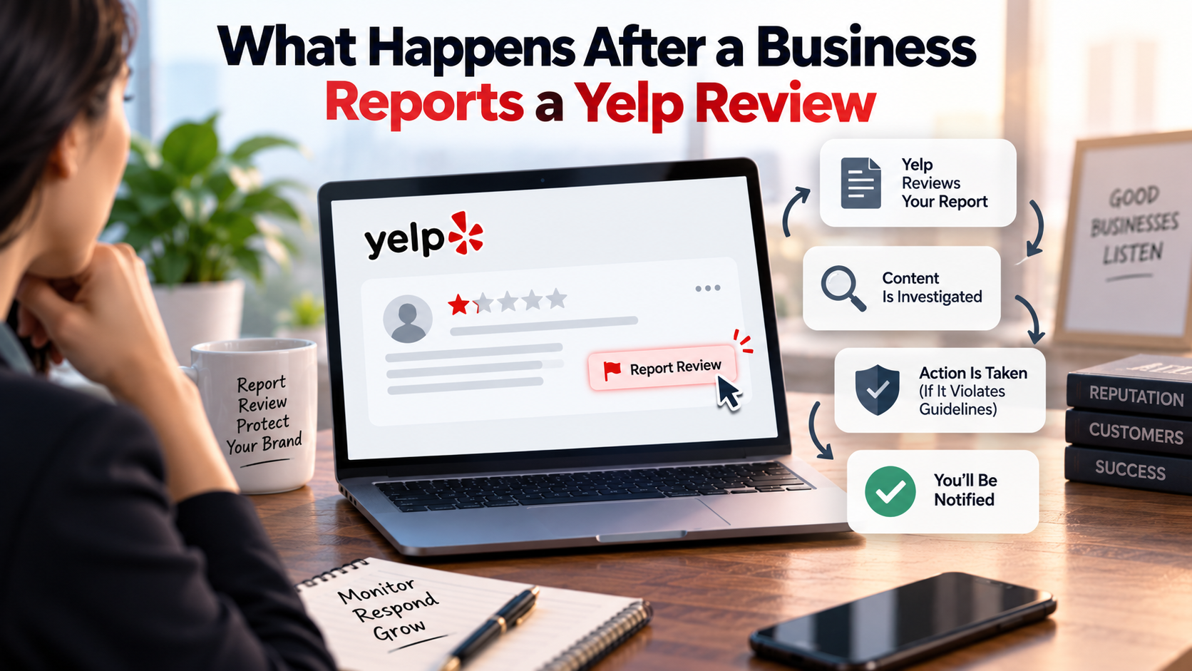 What Happens After a Business Reports a Yelp Review