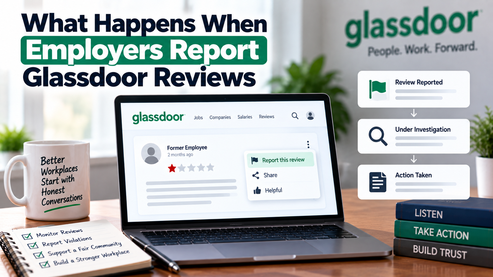 What Happens When Employers Report Glassdoor Reviews