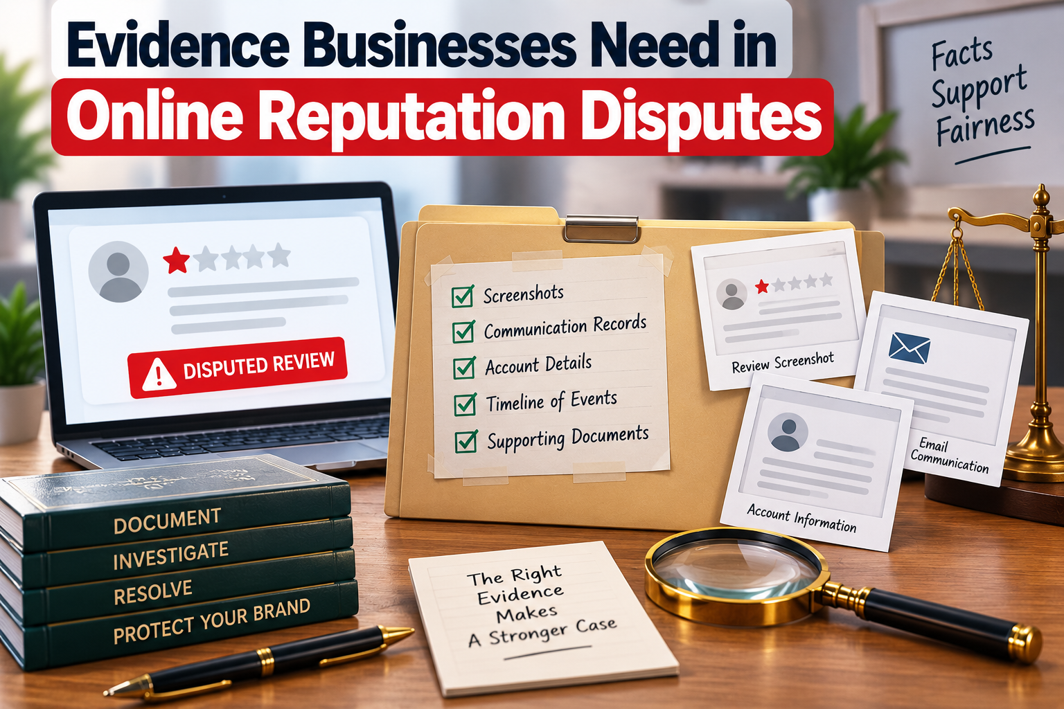 Evidence Businesses Need in Online Reputation Disputes