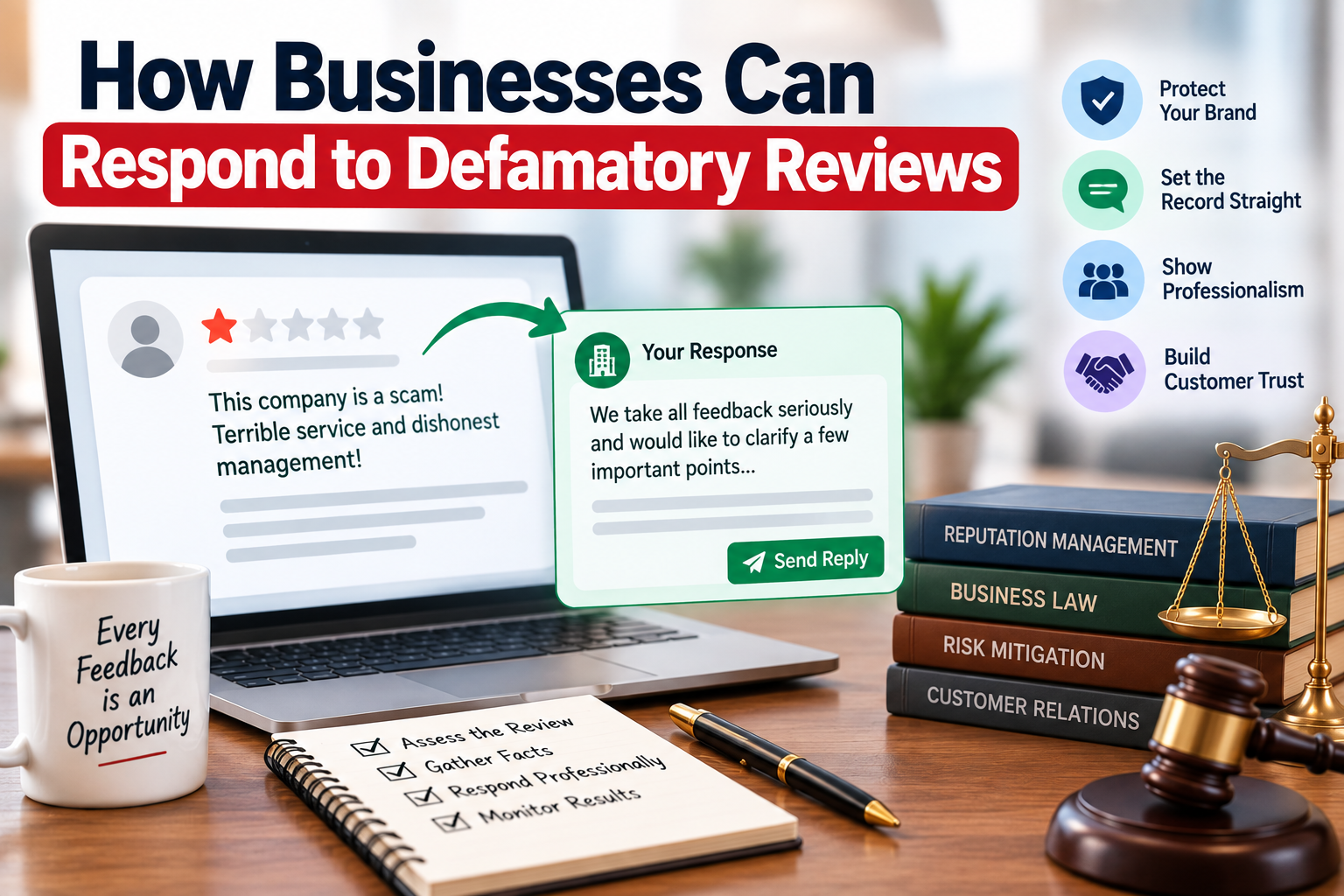 How Businesses Can Respond to Defamatory Reviews