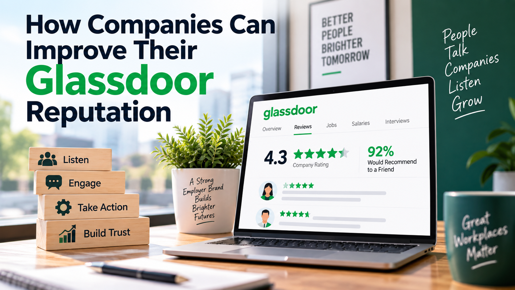 How Companies Can Improve Their Glassdoor Reputation