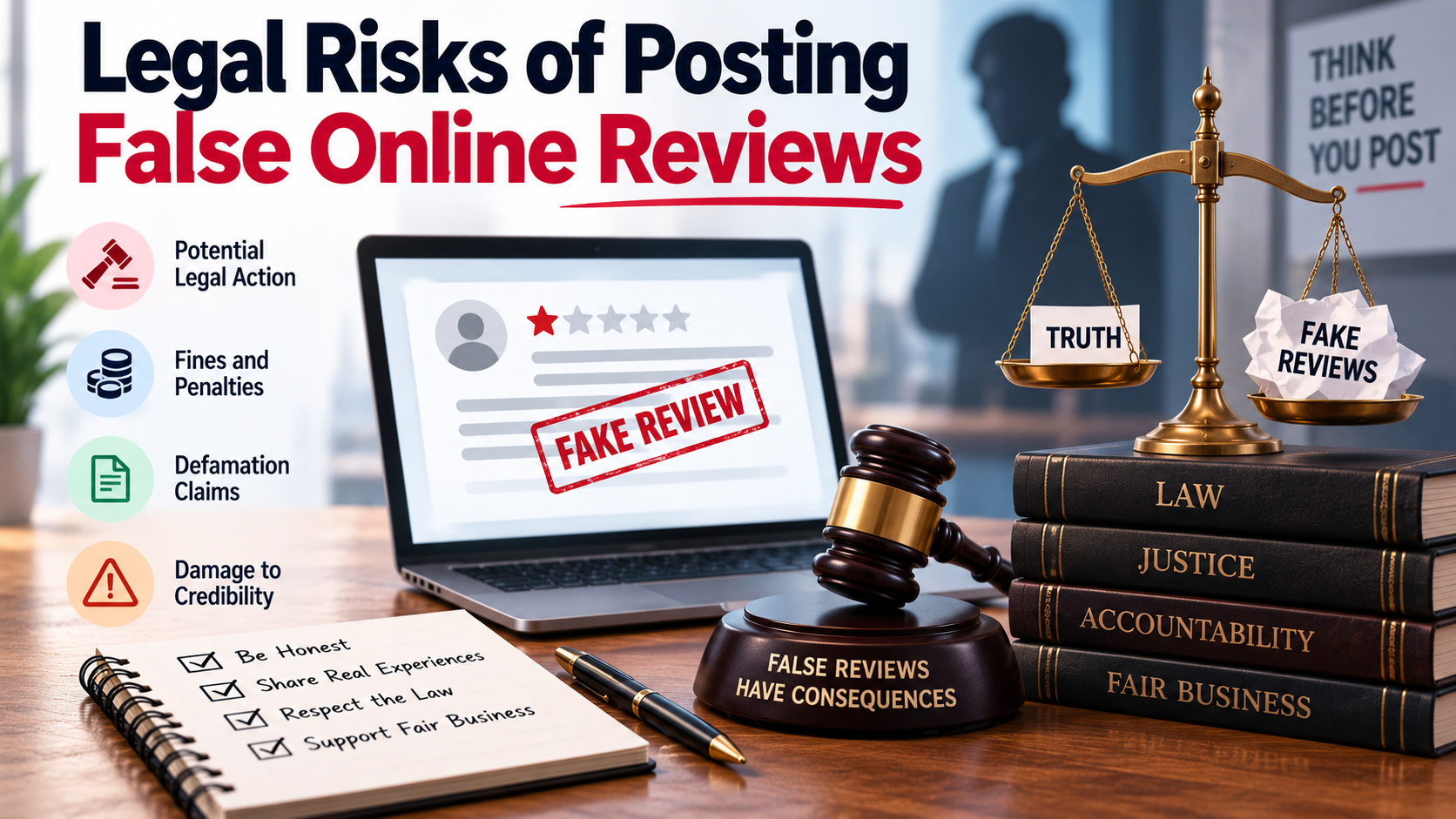 Legal Risks of Posting False Online Reviews