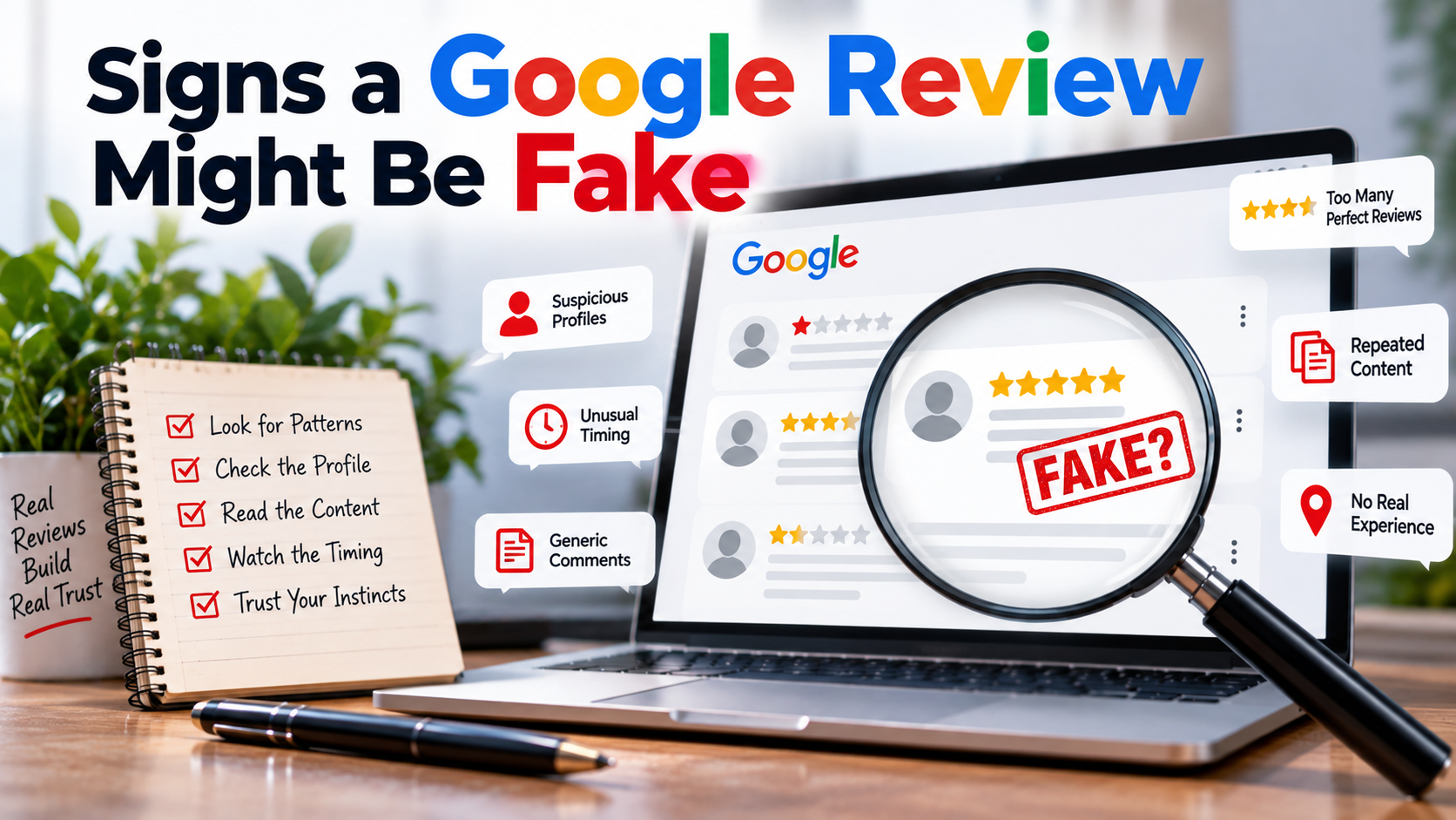 Signs a Google Review Might Be Fake