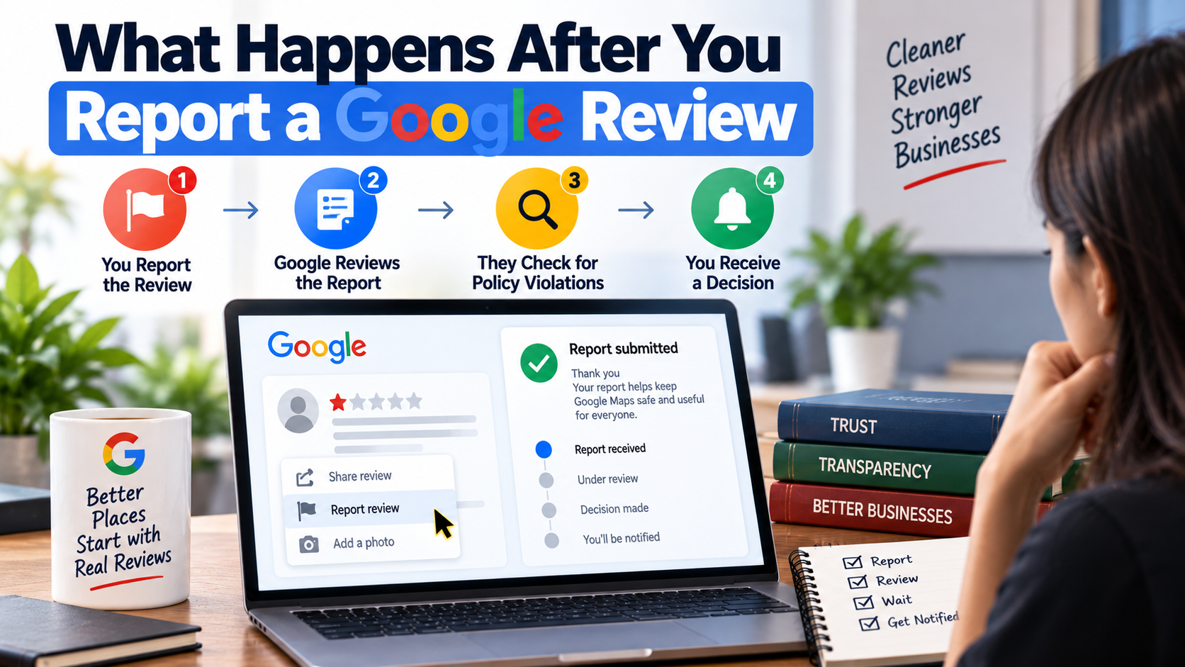 What Happens After You Report a Google Review